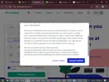 Trainline coupon verification screenshot