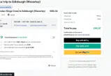 Trainline coupon verification screenshot