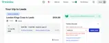Trainline coupon verification screenshot