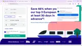 Trainline coupon verification screenshot