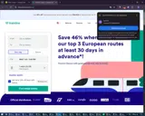 Trainline coupon verification screenshot