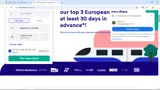 Trainline coupon verification screenshot