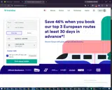 Trainline coupon verification screenshot