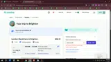 Trainline coupon verification screenshot