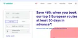 Trainline coupon verification screenshot