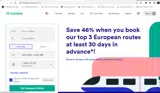 Trainline coupon verification screenshot