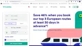 Trainline coupon verification screenshot