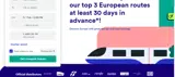 Trainline coupon verification screenshot