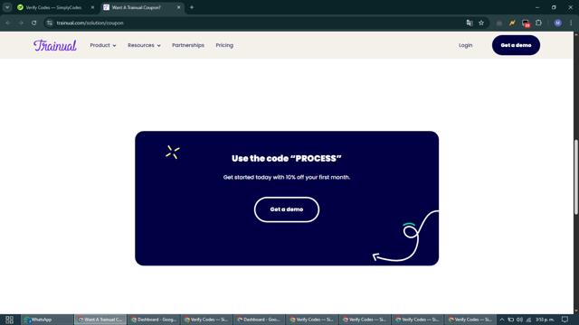 Trainual checkout page showing Trainual promo code box | Screenshot taken by SimplyCodes community member on May 14, 2025