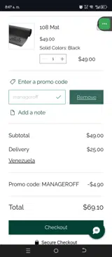 manageroff coupon verification screenshot
