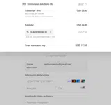 Transcript LOL coupon verification screenshot