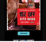 15off coupon verification screenshot