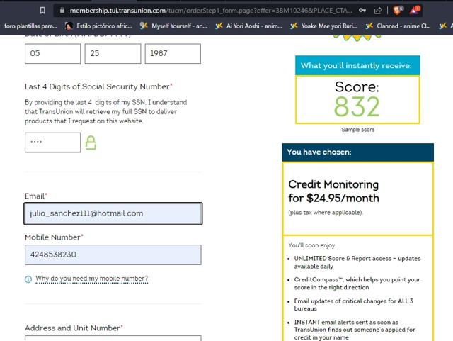 TransUnion checkout page showing TransUnion discount code box | Screenshot taken by SimplyCodes community member on Jul 14, 2023