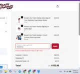 FINISH10 coupon verification screenshot