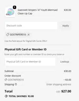 GoStripers10 coupon verification screenshot