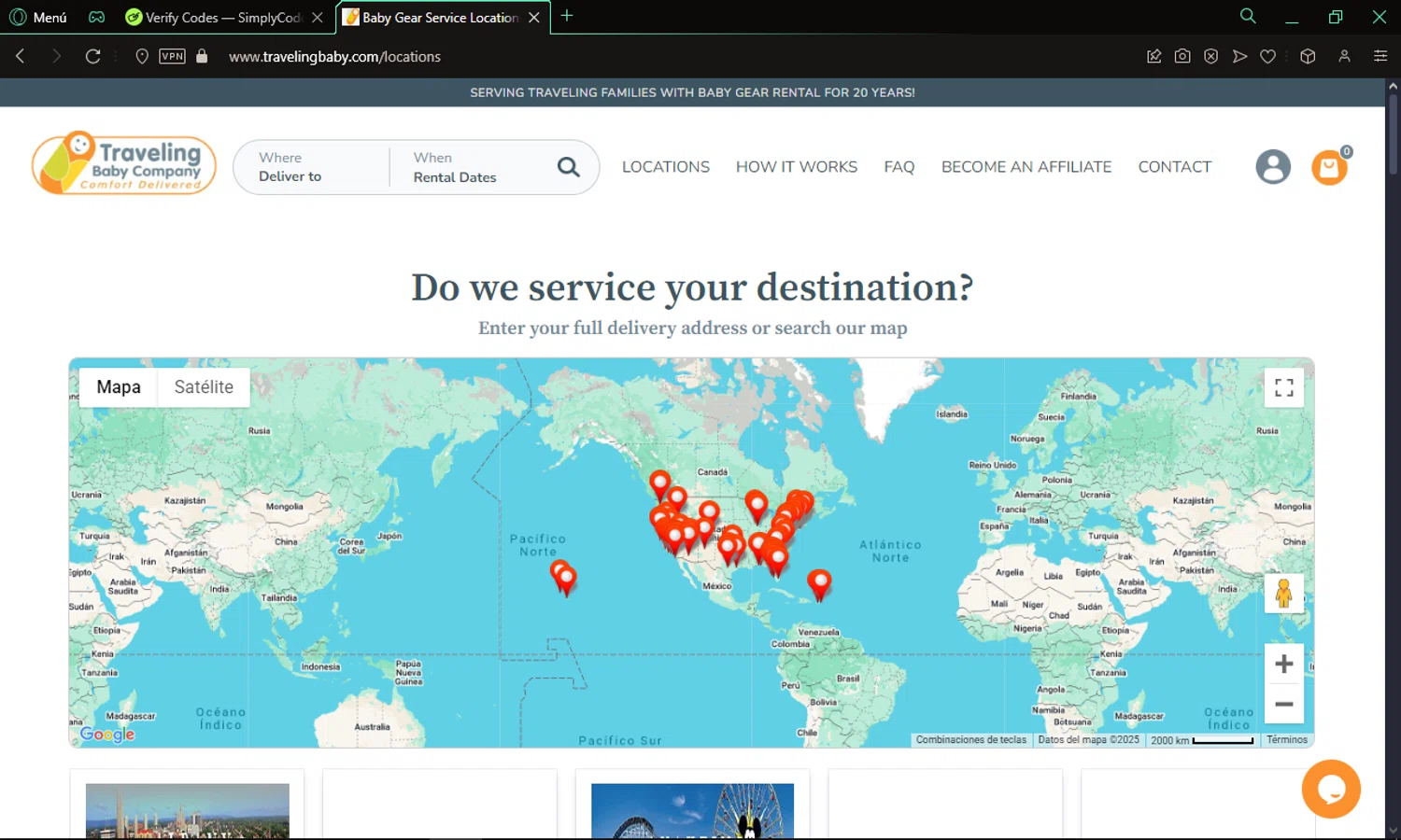 Traveling Baby Company promo code screenshot showing code REFERDISC101 applied at Traveling Baby Company checkout page. Uploaded by SimplyCodes community member omare29 on Jan 12, 2025