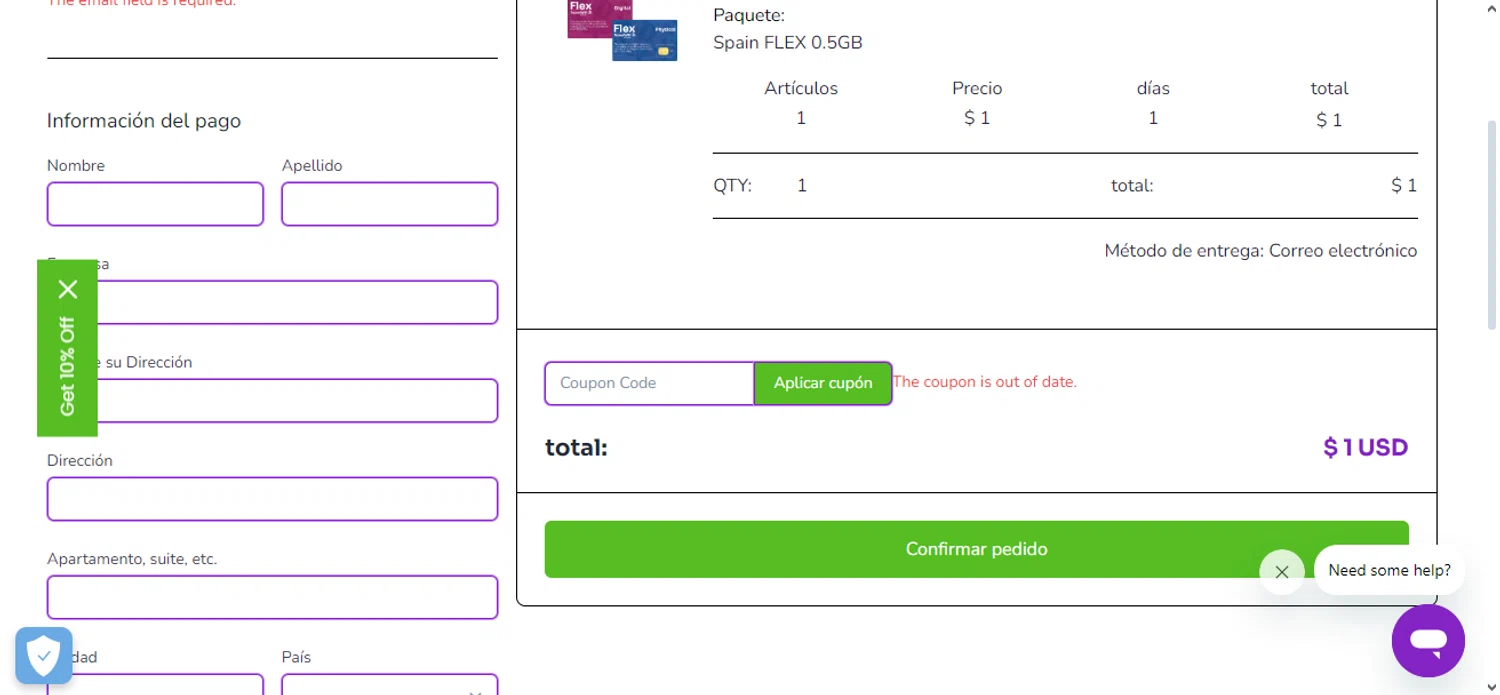 Travelwifi coupon code screenshot showing code UPREV applied at Travelwifi checkout page. Uploaded by SimplyCodes community member Caritafeliz on Feb 19, 2025