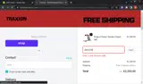 TraXion coupon verification screenshot