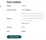 Treasure Coast Peptides coupon verification screenshot