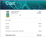 Treasure Coast Peptides coupon verification screenshot