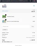 RAFA coupon verification screenshot
