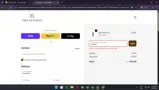 EXTRA15 coupon verification screenshot