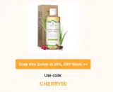 CHERRY50 coupon verification screenshot