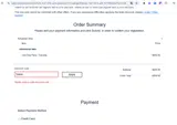 Trellis coupon verification screenshot