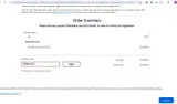 TI25NACFE coupon verification screenshot