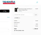 OFFER coupon verification screenshot