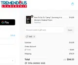 TAKE coupon verification screenshot