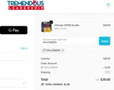 HALLOWEEN coupon verification screenshot