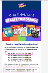 Trend Enterprises coupon verification screenshot