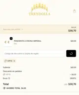 Vip10 coupon verification screenshot