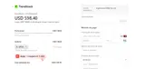 TrendTrack coupon verification screenshot