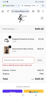 Lucky20 coupon verification screenshot