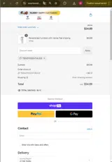 TrendyEssentials25 coupon verification screenshot