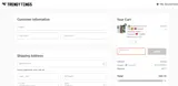 Trendy Tings coupon verification screenshot