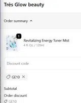 ge10 coupon verification screenshot