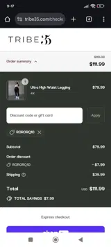 rororq10 coupon verification screenshot