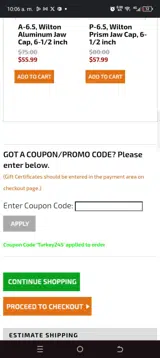 Turkey245 coupon verification screenshot