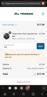 tr06 coupon verification screenshot