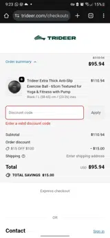 tr06 coupon verification screenshot