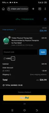 Adbez coupon verification screenshot