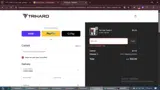 TRIHARD coupon verification screenshot