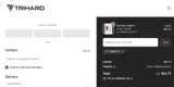 TRIHARD coupon verification screenshot