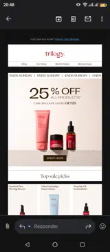 Get25 coupon verification screenshot