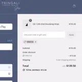 FIRST10 coupon verification screenshot