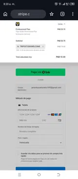 TRIPOSTUDIOWELCOME coupon verification screenshot