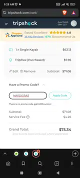 MARDIGRAS coupon verification screenshot